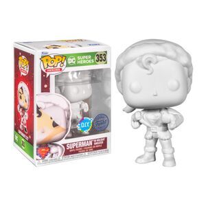 Christmas Superman Figure Funko Pop Color Yourself Includes Markers